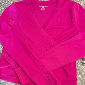 Harmony & Balance Women's Pink Long Sleeve Top